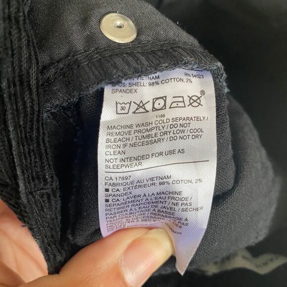 Janie and Jack Boys The Straight Leg Stretch Corduroy Pants Pockets Black 3 - Picture 3 of 5